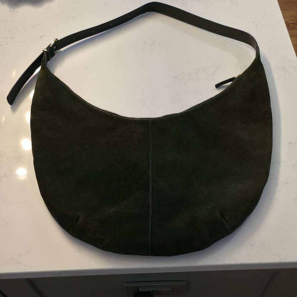 Like New - Madewell Olive Green Suede Bag